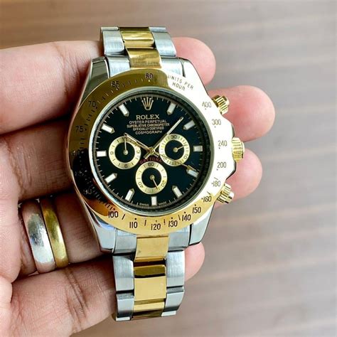 gold and silver rolex mens|silver rolex watches for men.